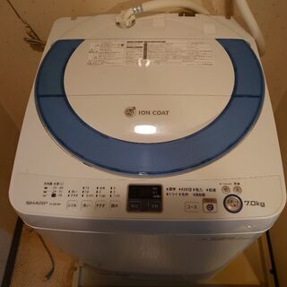 【ネット決済・配送可】シャープ 洗濯機