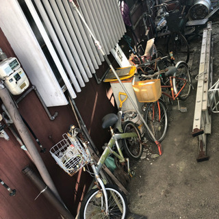 自転車5台とキックボード2台のセット