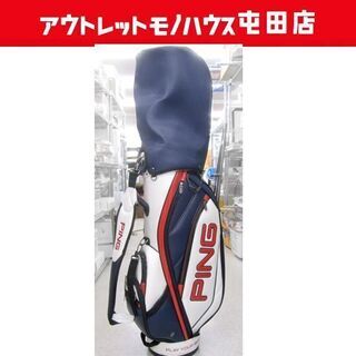 PING キャディバッグ ネイビー/ホワイト