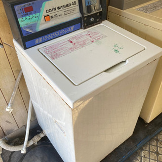 業務用洗濯機　コインランドリー　SANYO コイン式洗濯機