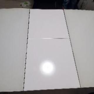 【現金払37000円】ホワイト 白　テーブル　ダイニング 延長可能　椅子4脚つき　ダイニングテーブル　