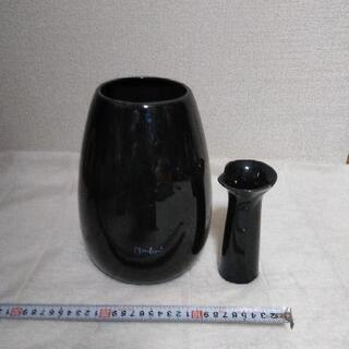 黒 花器 花瓶 セット