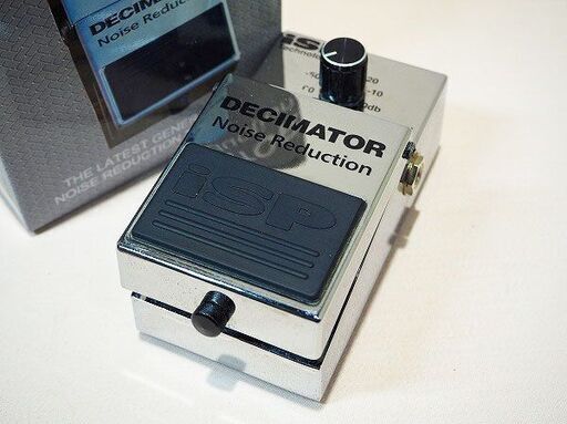 【苫小牧バナナ】ISP TECHNOLOGIES ギター用 エフェクター ノイズリダクション DECIMATOR 中古 箱・説明書付き♪