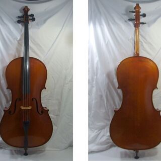 メンテ済み 鈴木バイオリン 国産 チェロ CELLO No74 4/4 1976年 未使用弓 ケース 状態良好　新品定価44万円 愛知県清須市 手渡し 全国発送対応 中古チェロ 管理8220