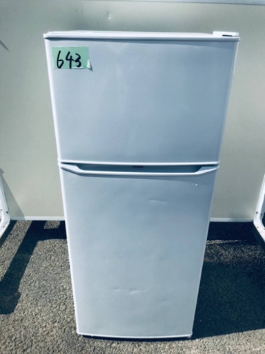 ✨2018年製✨643番 Haier✨冷凍冷蔵庫✨JR-N130A‼️