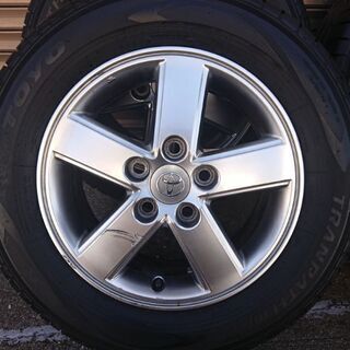 トヨタ純正　15インチアルミホイール　国産タイヤ4本セット