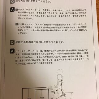 ノルウェーRybo社製　バランスチェア