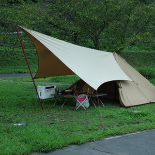 新品未開封】ムササビウイング焚火Ver タープ テント