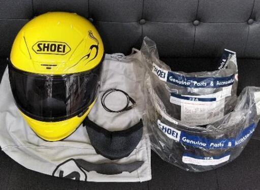 Z-7　SHOEI　ショウエイ　ヘルメット　スピーカー内臓、予備シールド２枚セット