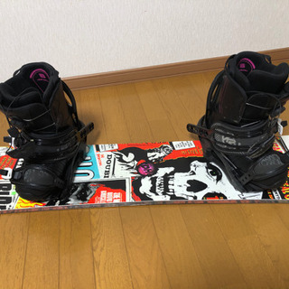 RIDE DH 151 スノーボード板、ビンディング ブーツ