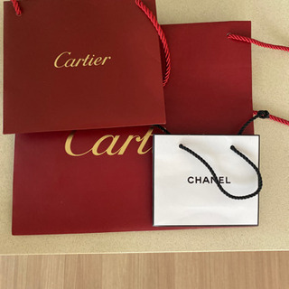 Cartier CHANEL ショップ袋