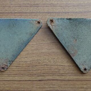 ☆当時物・超希少　三菱ジープ用エンブレム２枚セット☆