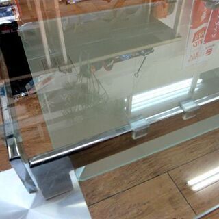 ガラス センターテーブル 幅140×奥80×高41cm リビング ローテーブル 家具 居間 札幌 厚別店 ガラス センターテーブル 幅140×奥80×高41cm リビング ローテーブル