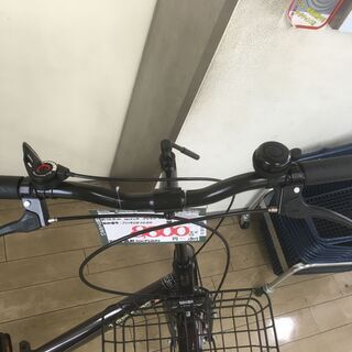 【折りたたみ自転車】SHIMANO SIS EQUIPPED 6段変速 20インチ：ブラウン