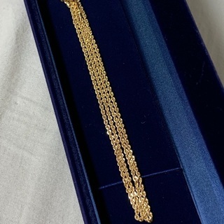 k18ロープチェーンネックレス