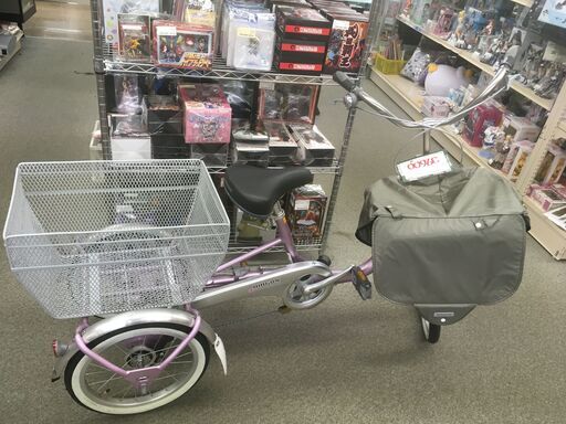 【買い物向け自転車】ブリヂストンワゴン 18インチ：M.ブランLピンク