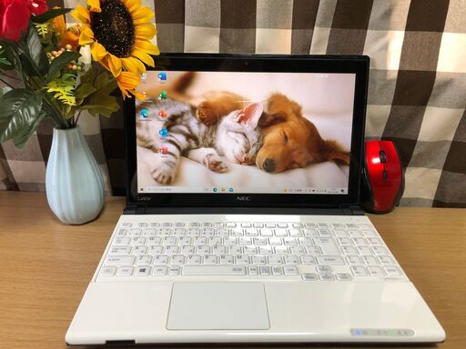 彡Ａランク１３．３インチ・バッテリー＆キーボード新品・超高速ｉ７第三/ＮＥＣ新品ＳＳＤ２４０ＧＢ/エクストラホワイトWin10 64bit/Office2019付/メモリ４GＢ/無線/DVD・ＣＤ再生ソフト付　No.2112001