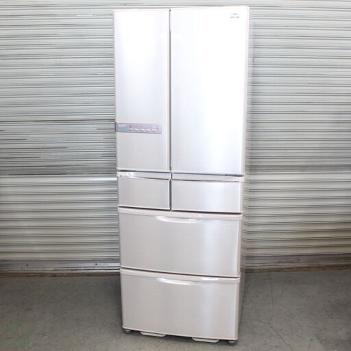 【★安心の定価販売★】 フレンチドア 6ドア SJ-XF44W-N ノンフロン冷凍冷蔵庫 シャープ T921) 440L 冷蔵庫 SHARP 製氷 プラズマクラスター ゴールド系 2012年製 冷蔵庫