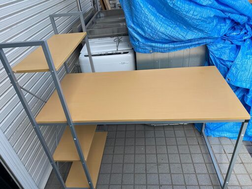 四段ラック ローデスク パソコンデスク 学習机 ゲーミング ナチュラル 1709 四段ラック ローデスク パソコンデスク 学習机 ゲーミング ナチュラル 1709