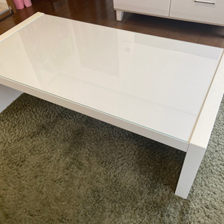【ネット決済】IKEAで購入した白のローテーブルです！