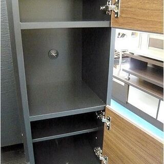 札幌 リビングボード 壁面収納 幅210×奥行47×高さ140㎝ 大川家具 モーブル ノヴェル テレビボード TVボード テレビ台 TV台 本郷通店