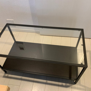 IKEA ローテーブル　　0円　イケア　VITTSJÖ  ガラス...