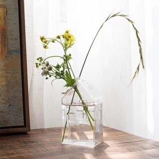 ハウス透明ガラス花瓶フラワーベース 
