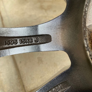 15インチホイール　スタッドレス4本セット