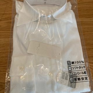 【取引中】5/12まで【新品】女性用9号　綿100%形態安定シャツ