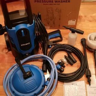 高圧洗浄機 1400W 10.5MPa コンパクト高圧洗車機■ケ...