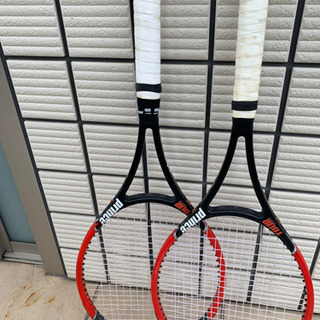 プリンステニスラケット2本引き取り限定で差し上げます