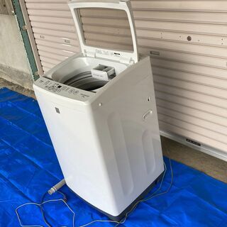 美品 2019年製 AQUA アクア 全自動洗濯機 7kg AQW-GV7E7 説明書付 美品 2019年製 AQUA アクア 全自動洗濯機 7kg AQW-GV7E7 説明書付