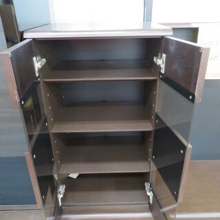 テレビボード引き取り限定 テレビ台 引き戸 蛇腹 幅120タイプ 幅118 奥行38 高さ48cm 山善 | 山善