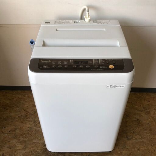 【Panasonic】 パナソニック 全自動 電気 洗濯機 容量6kg NA-F60PB12 2018年製