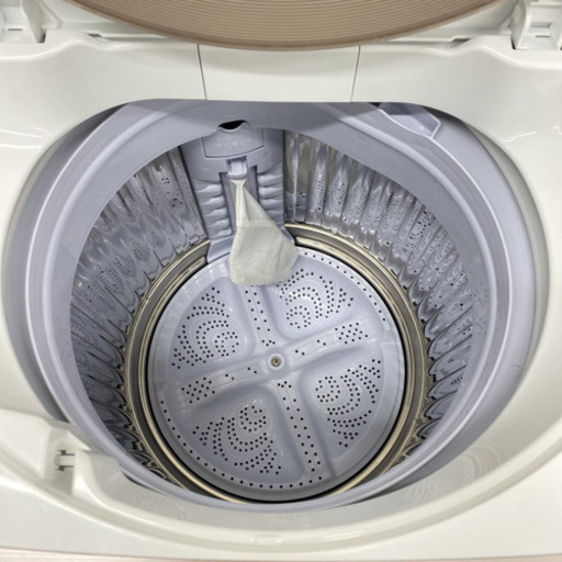 大容量7キロ＊シャープ 2018年製 ＊新品のふろ水ホース付属＊