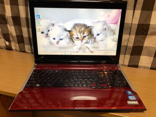 彡Ｗｅｂカメラ内蔵・バッテリー新品・超高速ｉ７第三/ＮＥＣ　新品ＳＳＤ２４０ＧＢ/クリスタルレッドWin10 64bit/Office2019付/15.6ｲﾝﾁ/メモリ８GＢ/無線/DVD・ＣＤ再生ソフト付　No.2102001