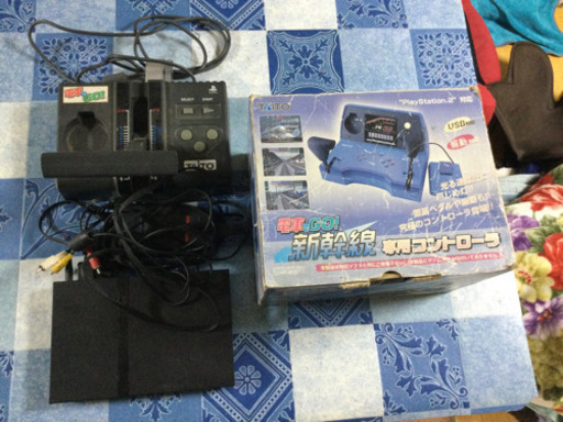 電車でGOソフト、コントローラー、PS2本体セット。 電車でGO PS2