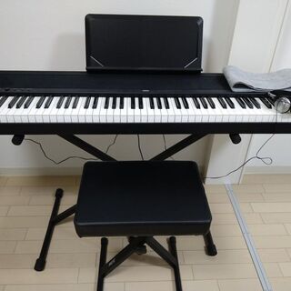 KORG B1 電子ピアノ 88鍵盤（X型スタンド・イス・ヘッド...