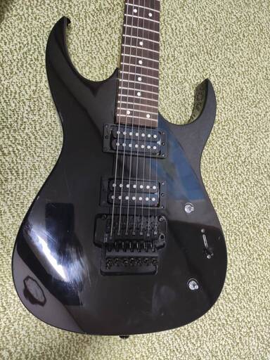 PLAYTECH 7弦ギター PTR7450FR ブラック です。 | monsterdog.com.br