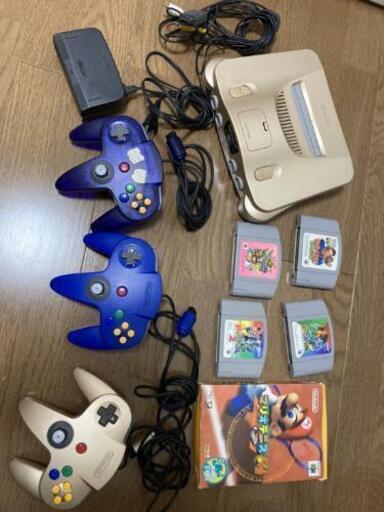 ニンテンドー64本体とソフト5本（動作確認しました）