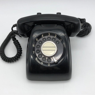 中古■黒電話■使用可能■コード付き■600-A