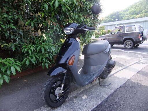 スズキ　レッツ4　中古実動美車　バッテリーフル充電済み　グリップ＆シートカバー張替え新品　オイル交換済み　　ナンバー登録書類有