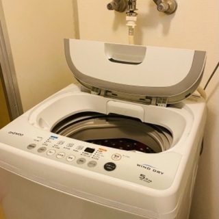 洗濯機【DW-S55BW】5.5kg 風乾燥機能搭載電気洗濯機 ...
