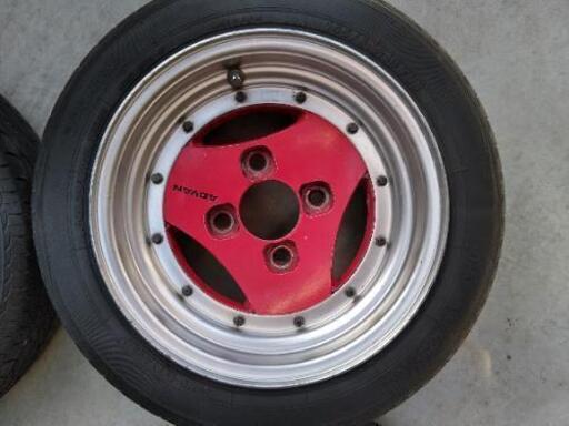 希少 アドバン A3A 13インチ6J+6 4穴114.3 サニー サニトラ AE86 旧車