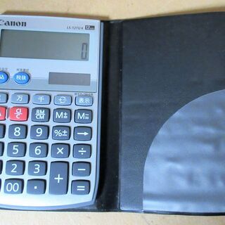 ☆キャノン Canon LS-12TU II 手帳型電卓◆税率計...