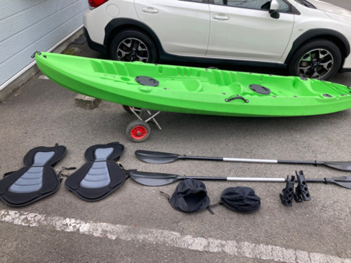 カヤック 大人2人、子供1人 購入 