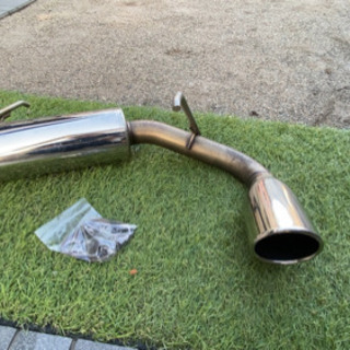 JB23ジムニー　マフラー　ノーマルバンパー