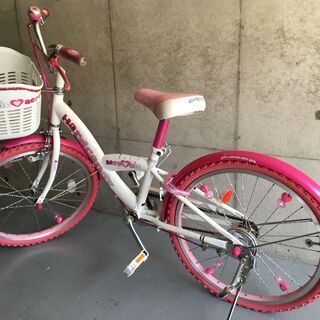 かわいいピンク　子供用自転車　22インチ　hardcandy　ヘ...