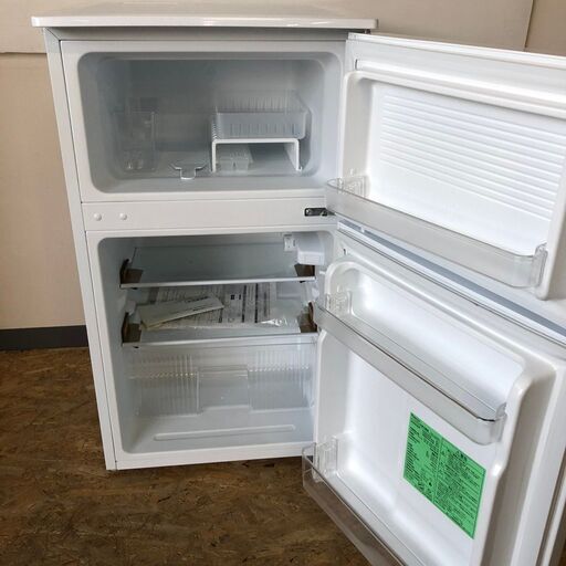 【YAMADA】 ヤマダ電機 ノンフロン 冷凍冷蔵庫 容量90L 冷凍室28L 冷蔵室62L 直冷 YRZ-CO9G1 2020年製
