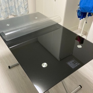 【ネット決済】ニトリ ダイニングテーブル 昇降式 強化ガラス